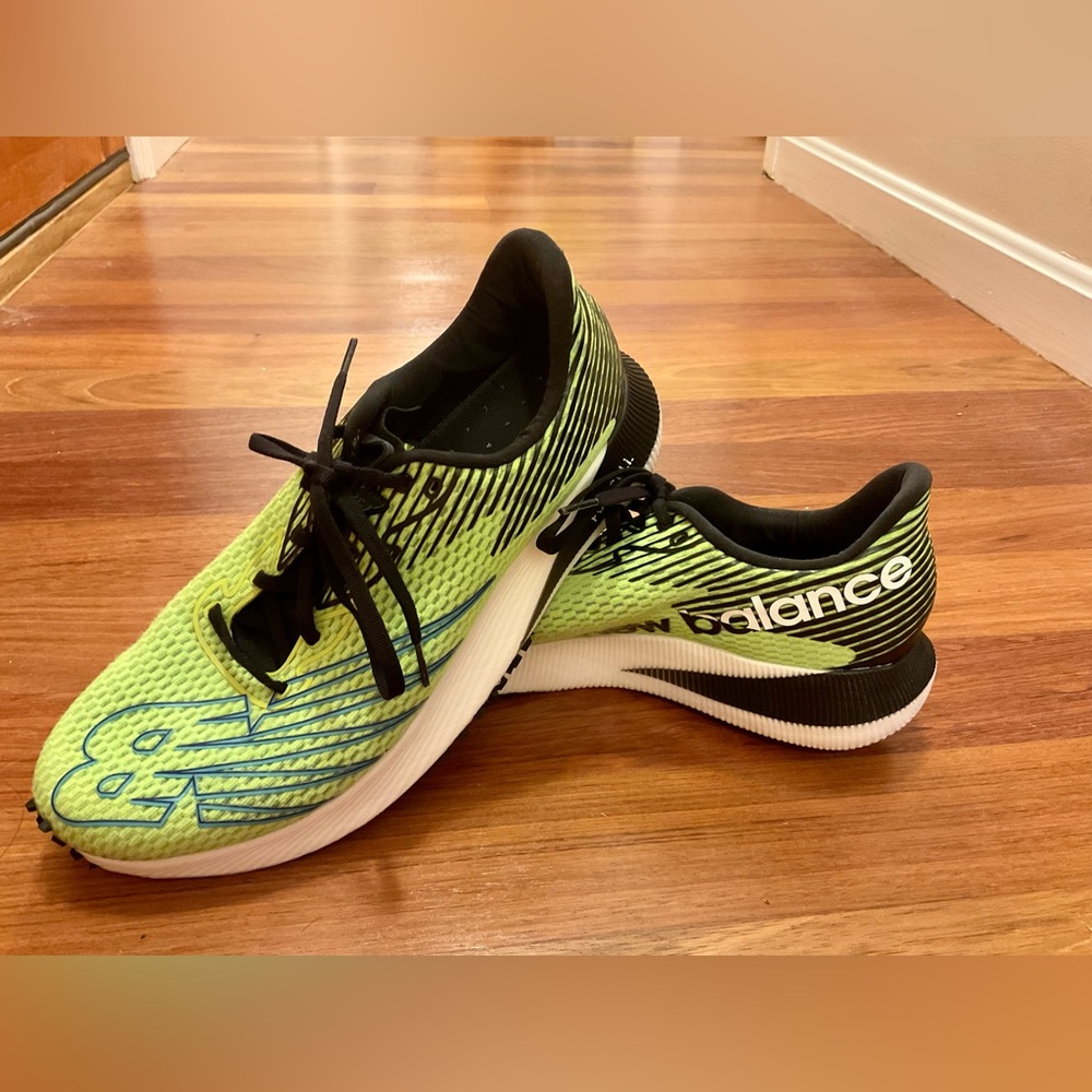 New Balance FuelCell RC Elite V1- Color: Neon yellow/black/blue/white